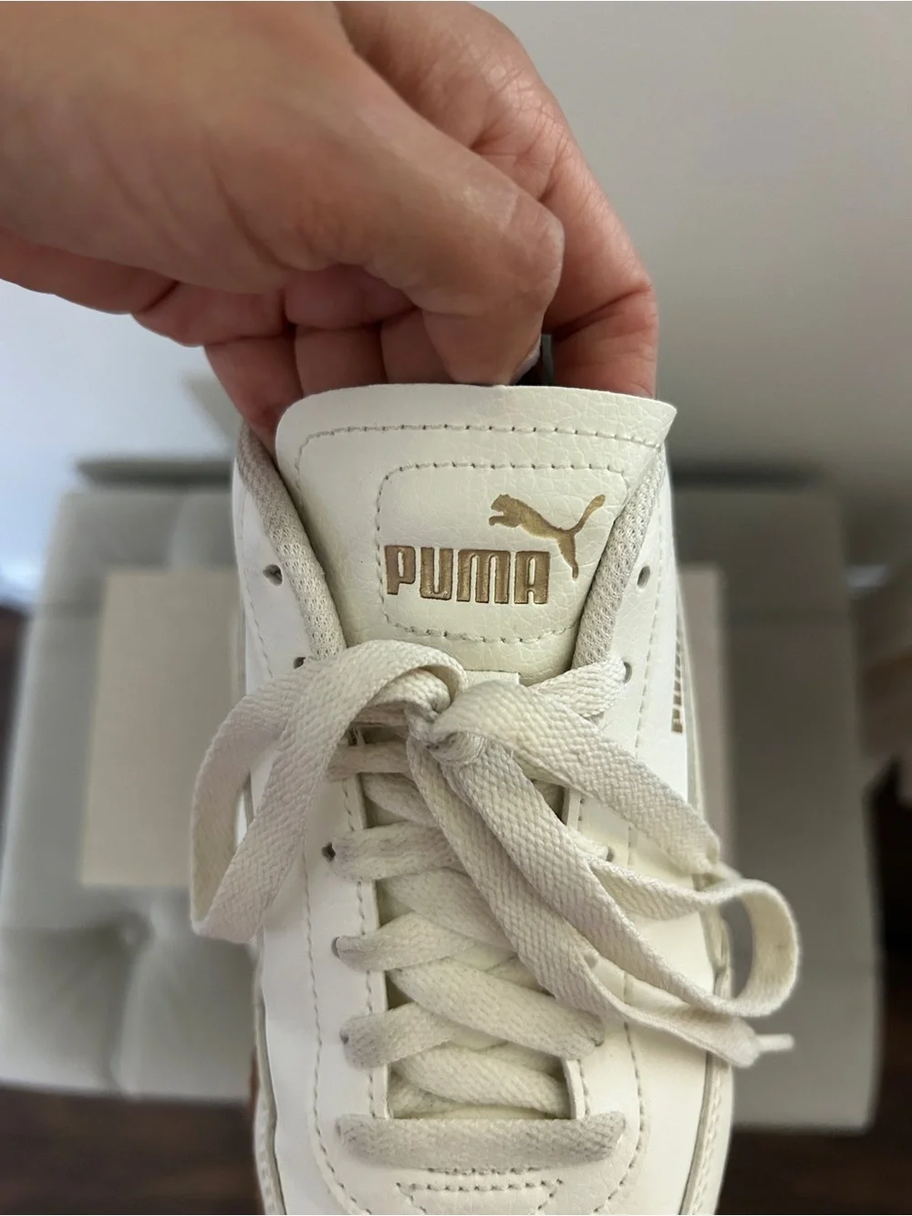 PUMA Women’s Classic Cream Sneakers | Casual Minimalist